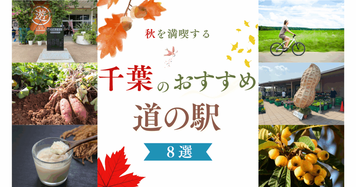 千葉の道の駅8選｜“食欲の秋”に一度は行きたいグルメ＆体験スポット