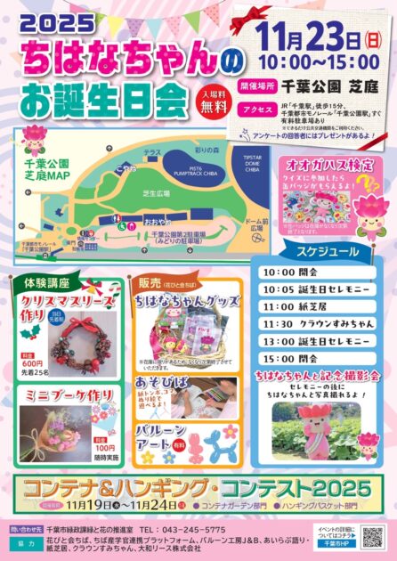 ちはなちゃんのお誕生日会2025