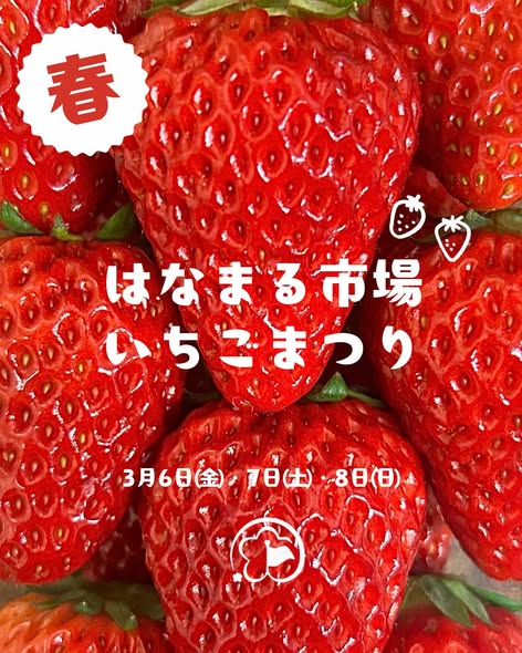 はなまるいちごまつり（ローズマリー公園）